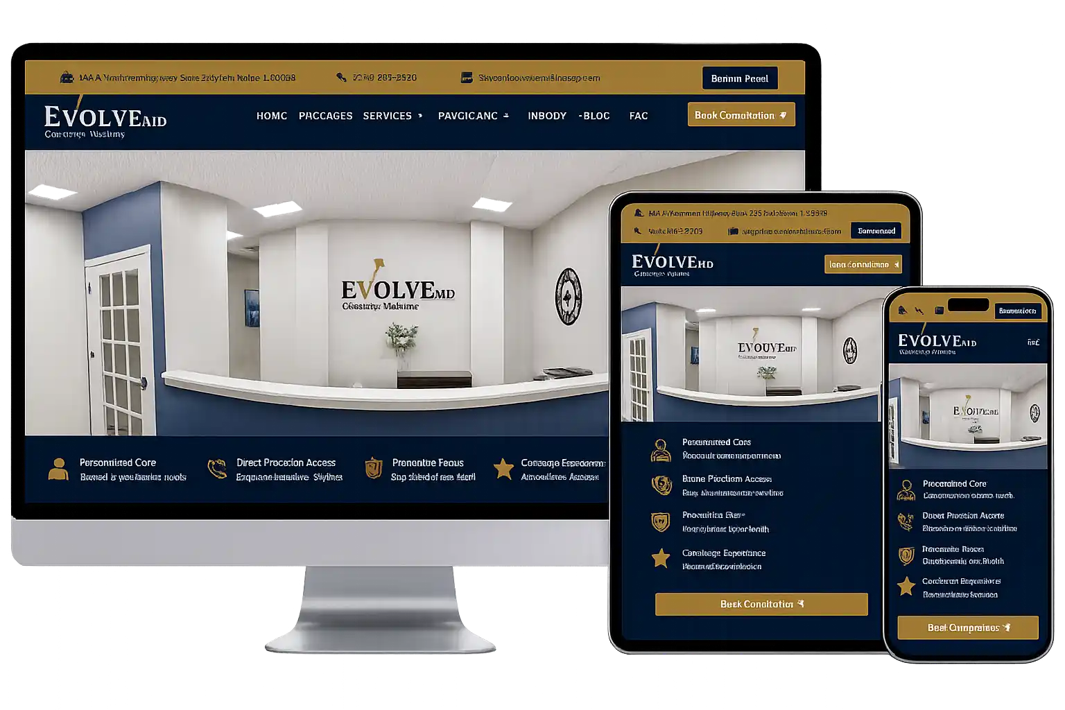 North Shore Dental Group website preview